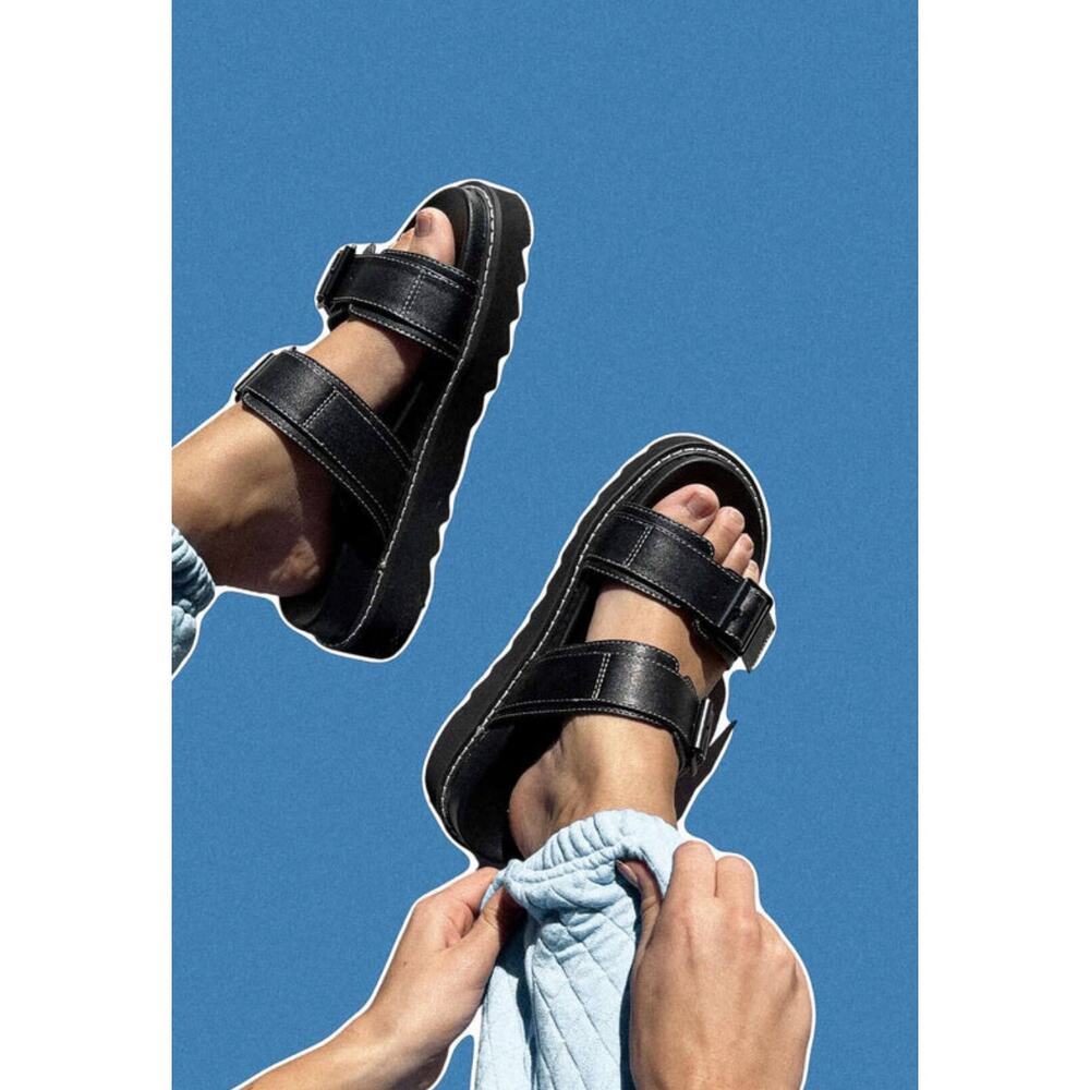 NWT Princess Polly MA BELLE SANDALS CONTRAST STITCH  size 6